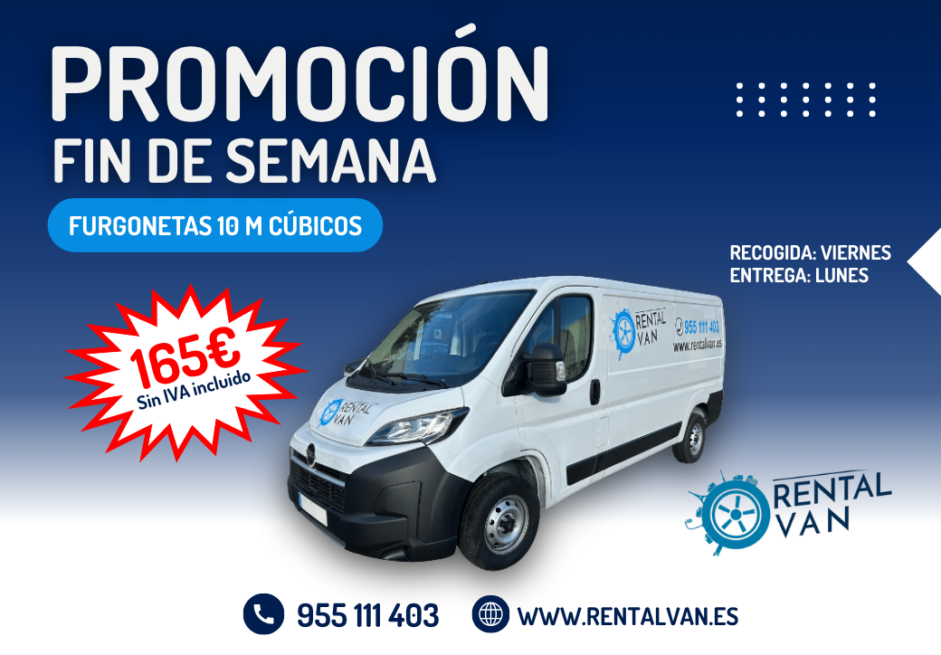 Alquiler de furgonetas en Sevilla