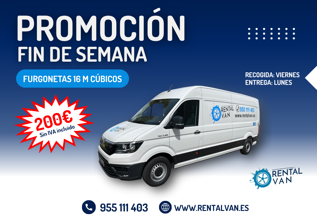Alquiler de furgonetas en Sevilla