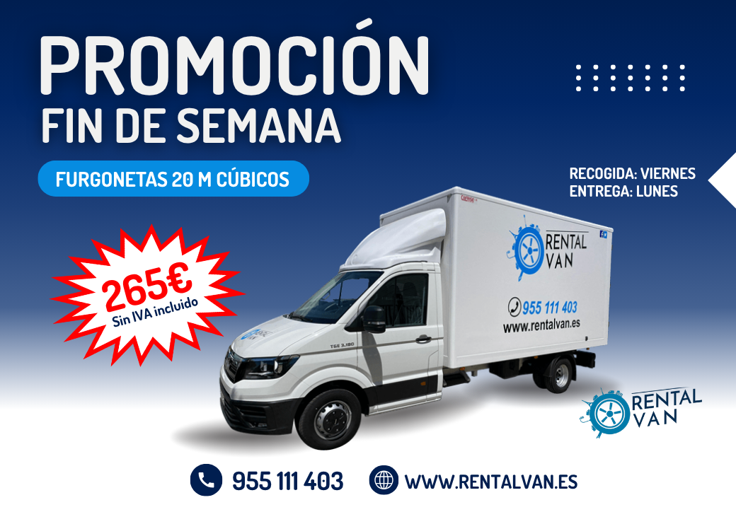 Alquiler de furgonetas en Sevilla