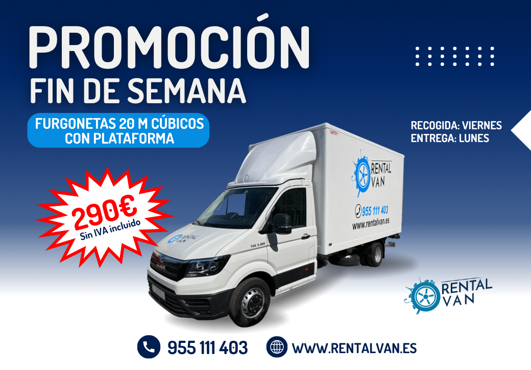 Alquiler de furgonetas en Sevilla